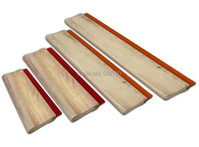 Conjunto de 4 Peças de Rodo para Impressão em Tela - Tamanhos Variados de 6.3" a 18"