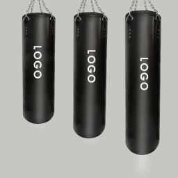 150cm personalizado logotipo enorme saco de boxe saco de boxe engrossado couro do plutônio treinamento esporte vazio sacos de boxe auto-preenchido saco de areia de boxe - Image 1