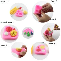 Forma do relógio molde de bolo 3d moldes de silicone fondant resina doces molde geléia de chocolate diy bolo de casamento ferramentas de decoração - Image 6