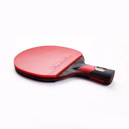 Raquete de tênis de mesa de bat de carbono de alta qualidade com raquete de pingue-pongue de borracha alça curta raquete de mesa de tênis alça longa ofensiva - Image 3