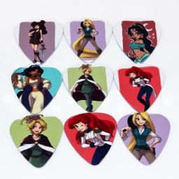 Soach 10 peças de palhetas para guitarra, mais novas palhetas de princesa de desenho animado, espessura de 1.0mm para guitarra, acessórios para ukelele - Image 6