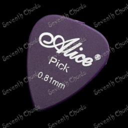 Paletas de guitarra alice gêmeas com 120 peças, palhetas coloridas foscas, plectras 0.58mm,0.71mm, 0.81mm,0.96mm, 1.2mm,1.5mm para escolher - Image 6