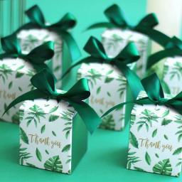 Caixa De Embalagem De Presente De Papel Set Para Casamento Favores Do Chuveiro Do Bebê Festa De Aniversário Fontes De Natal Eid Mubarak Decoração - Image 3