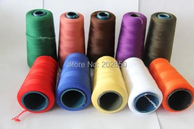 Fio de Nylon 100D 3000 Metros - Ideal para Máquinas de Costura Overloque e Tricô, Disponível em Várias Cores (Lote com 2 Peças)