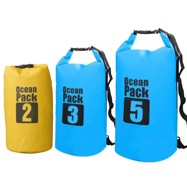 Saco de Armazenamento à Prova d'Água para Natação, Camping e Aventuras Aquáticas - Disponível em 2L, 3L e 5L