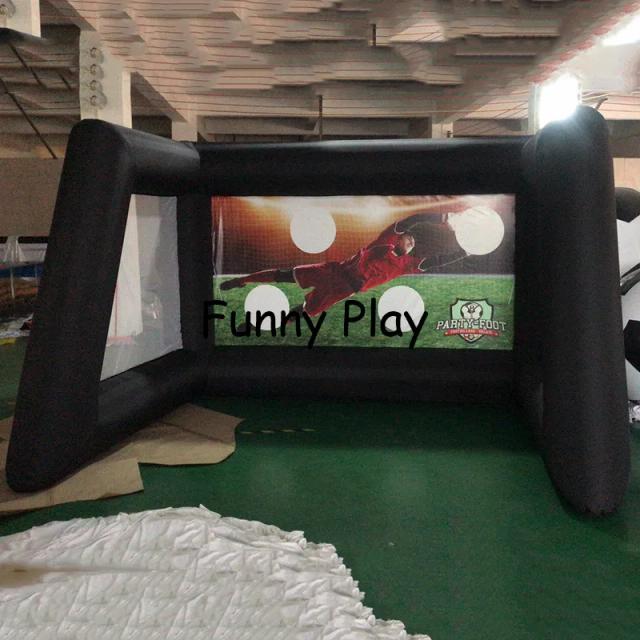 Jogo de Gol Inflável para Construção de Equipe em Chutebol e Rugby