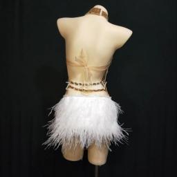 Pedras de ouro piscante transparentes, roupa para show de dança, festa de aniversário, comemoração, roupas - Image 4