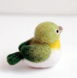 Pequeno animal papagaio sparrow pássaro lã agulha kit de lã agulha em feltro para feltro pingente artesanato faça você mesmo bordado artesanal - Image 5