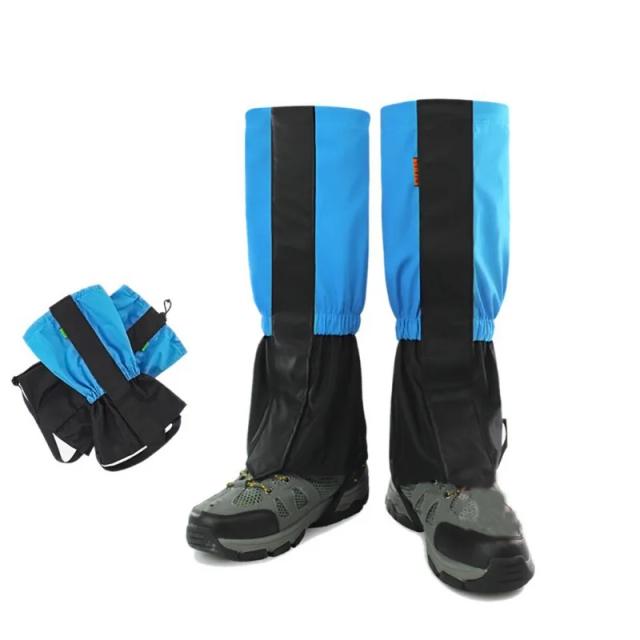 Aquecedores de Perna Impermeáveis e Windproof para Camping, Hiking, Esqui e Atividades ao Ar Livre - Par de 2 Peças