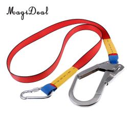 Cinta de segurança para escalada, kit durável para segurança em emergências, cordão à prova de queda, mosquetão para resgate - Image 2