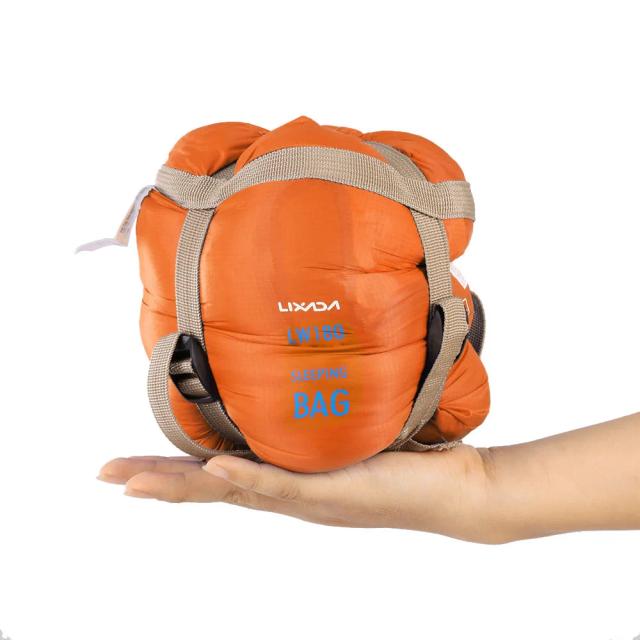 Saco de Dormir Portátil Lixada 190x75cm Para Acampamento e Viagens - Ultraleve e Compacto, Ideal para Inverno, Primavera e Outono (680g)