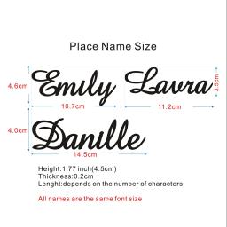 Cartões de casamento personalizados com nomes, marcas de nome personalizadas para convidados, decoração de festas de casamento, caligrafia - Image 4