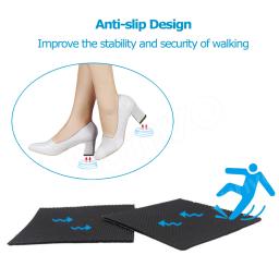 Sapato protetor de sola antiderrapante, almofadas autocolantes sem adesivo para sapatos femininos, reparo de saltos altos, sola de borracha sandália, cuidado do sapato - Image 4