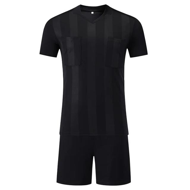 Uniformes de Árbitro de Futebol Multi-coloridos com Camisetas em V e Conjuntos Completos