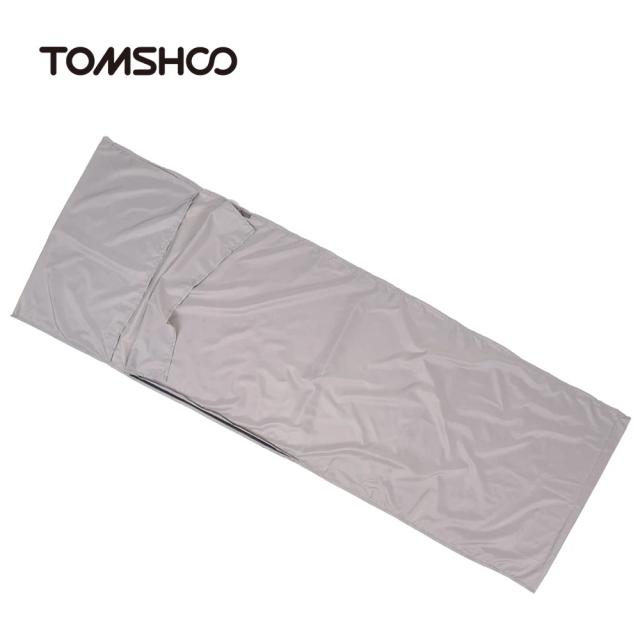 Saco de Dormir TOMSHOO: Forro Portátil Leve com Fronha para Camping e Viagens de Negócios