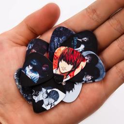 Soach 10 peças 3 tipos de palhetas de guitarra, novas palhetas japonesas para baixo, fotos de anime de alta qualidade, impressão, acessórios para guitarra - Image 3