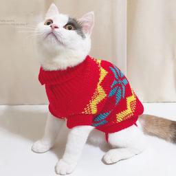 Traje de gato para animais, roupas pet, inverno quente pulôver, roupas Sphynx, produtos Gatos, fofo - Image 5