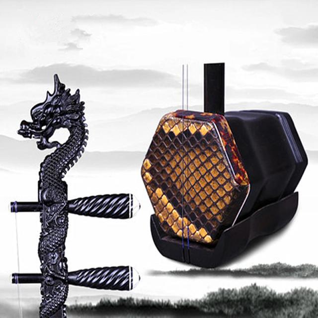 Erhu: O Fascinante Instrumento de Cordas Folclóricas Chinesas com Cabeça de Dragão e Acessórios Profissionais