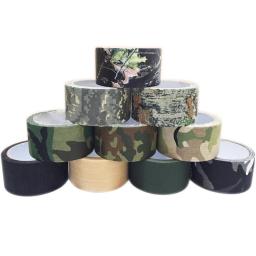 Fita adesiva camuflada 10m x 10m, fita adesiva discreta para caça e acampamento ao ar livre, tamanhos de 0.05m x 10m/2 polegadas x390 - Image 1