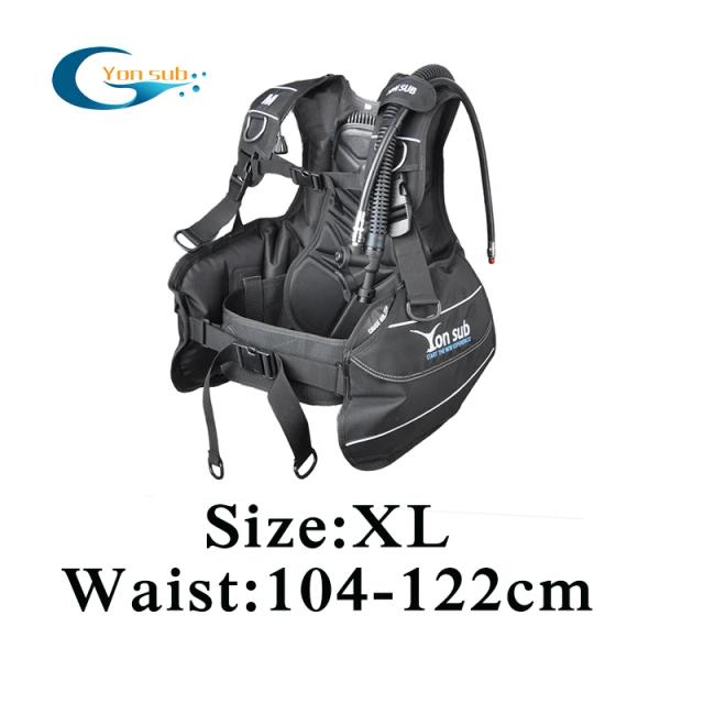 Compensador de Flutuabilidade YONSUB-BCD para Iniciantes com Liberação Rápida e Bolso Integrado, Ideal para Mergulho