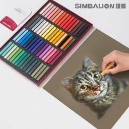 Lifemaster simbalion conjunto pastel macio profissional giz pastéis conjunto de arte pintura suprimentos - Image 1