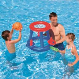 Brinquedo inflável do aro de basquete para o bebê crianças família jogar água diversão ao ar livre jogos brinquedo flutuante piscina praia brinquedos 2021 - Image 1