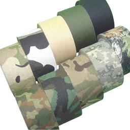 Impermeável fita de camuflagem auto-adesiva, discrição bandagem, caça envolto, ao ar livre, 0.05m x 5m, 2 "x 196", 5m - Image 1