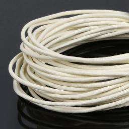 Couro Cordas Beading Cordões, DIY Acessórios para Colar e Pulseira, Suprimentos de Material Jóias, 100% Real, 5m, 1.5mm - Image 6