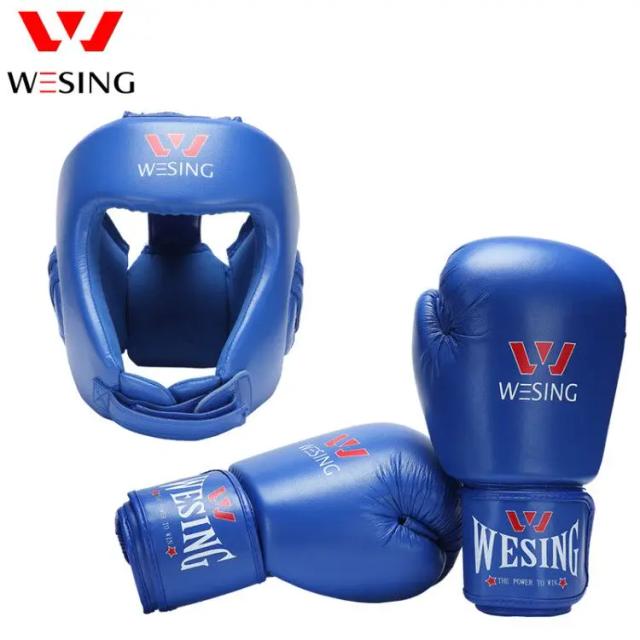 Conjunto de Luvas de Proteção Wesing para Boxe - Equipamento Ideal para Competição e Treino