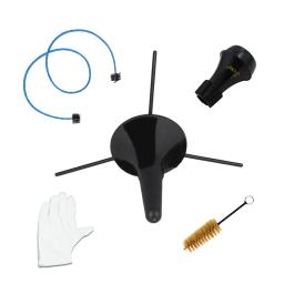 Trompete acessório manutenção kit de limpeza incluindo trompete suporte válvula escova flexível cobra escova mudo luvas - Image 6