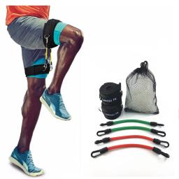 LEEASY Leg Running Tubos de resistência Velocidade cinética Força Elasticas banda exercício para atletas jogadores de basquete de futebol - Image 1