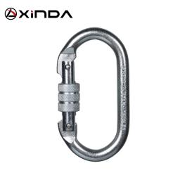 Xinda profissional ao ar livre escalada tensão segurança supervivencia bloqueio equipamentos mosquetão acampamento caminhadas kit sobrevivência - Image 1