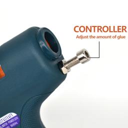 Profissional Hot Melt pistola de cola, uso de alta potência, cola, Industrial, 200W, 300W, 3M, 15mm - Image 5