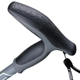 Bastões de fibra de carbono para caminhada, guia telescópico, ultraleve para caminhada, guia nórdico - Image 3