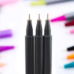 Fineliner canetas coloridas, caneta de planejador de diário, ponta fina porosa, marcadores de desenho para escrita, esboço, tomada de nota, calendário - Image 2
