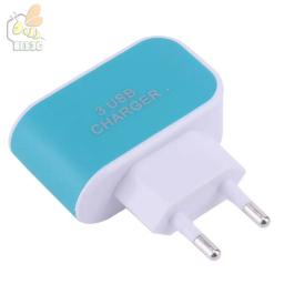 Ue eua plug 3usb parede carregadores 5v 3.1a adaptador led viagem conveniente adaptador de energia com triplo portas usb para iphone móvel 500 ps - Image 3
