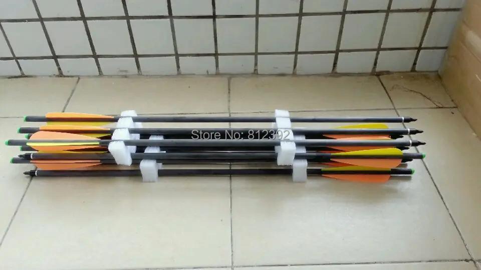 Arco e flecha tipo besta de fibra de carbono, caça com arco, 100% de comprimento de 18 polegadas - Image 1