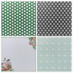 Kscraft kit de scrapbooking artesanal, 12 peças, 6 ", lado único, estampado, padrão vintage, artesanato em papel, arte, livro - Image 2