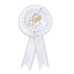 Vassoura a ser emblema rosete para festa de despedida de solteira, casamento, acessório de pano estilo bonito venda imperdível - Image 4