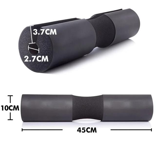 Esponja de proteção para costas e suporte de pescoço, ideal para treinos de levantamento de peso na academia