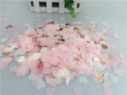 Confete de Papel Forma do Coração, Ouro Rosa, Misturado, Balão, Mesa, Casamento, Lançar Suprimentos, 1.5cm, 10g, 1000pcs - Image 1