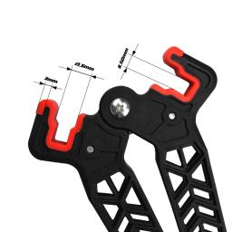 1x suporte para arco composto, suporte para chute, para tiro com arco, tiro com arco 3d, alcance, caça, tiro ao ar livre, esportes, cor preta - Image 3