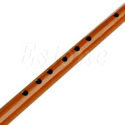 Clarinete tradicional de bambu com 6 buracos, 30cm de comprimento, flauta, instrumento musical de estudante - Image 5
