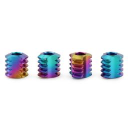 Colorido Titanium Alloy EDC Paracord, Dazzle Cor Pingente, Faca Beads, Corda Corda, DIY - Image 5