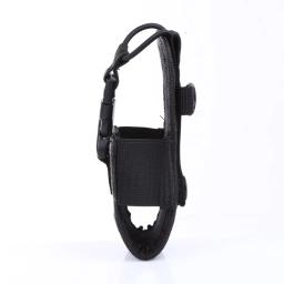 Bolsa de transporte para rádio, capa de nylon com suporte para kenwood baofeng - Image 4