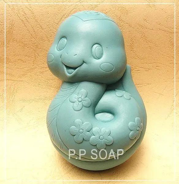 Molde de Silicone para Sabão em formato de Cobra - DIY Artesanato 3D S242
