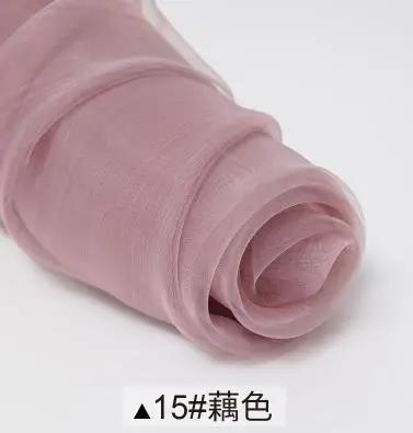 Tecido Organza Sheer para Decoração de Casamento, Decoração de Festa de Aniversário, Tecido Romântico por Meia Jardas, 0.45 m, 1 m, 3 m, 5 m, TJ0031 - Image 1