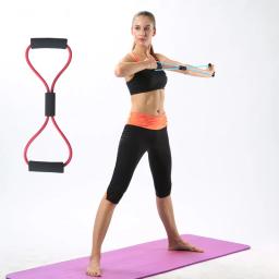 Faixa elástica multifuncional para academia, fitness, resistência, exercícios, pilates, ioga, equipamento esportivo - Image 1