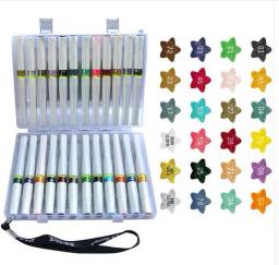 Conjunto de canetinhas marcadoras para desenho, kit de canetas pincel para desenho, arte, brilho, 16cm - Image 5