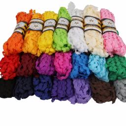 Fita multicolor de 8mm para decoração de festa, acessórios artesanais faça você mesmo 15 jardas/lote - Image 2
